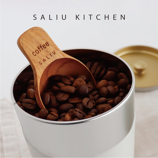 【SALIU - 柚木咖啡豆匙︱量匙】