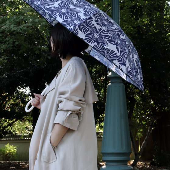 【日本京都黑竹總店HareMoyo輕量雨傘】