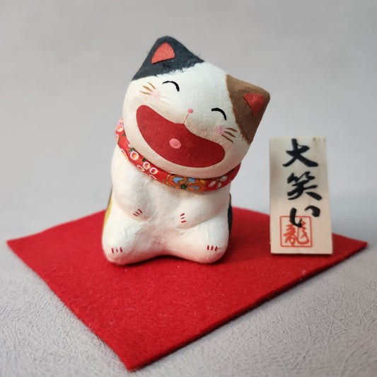 【和紙手工貓擺設】