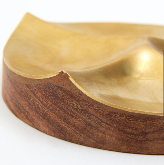 【Brass & Wood 飾物托盤】
