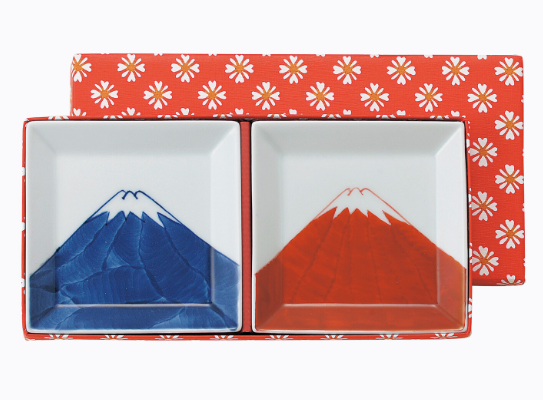 【富士山小碟有田燒】