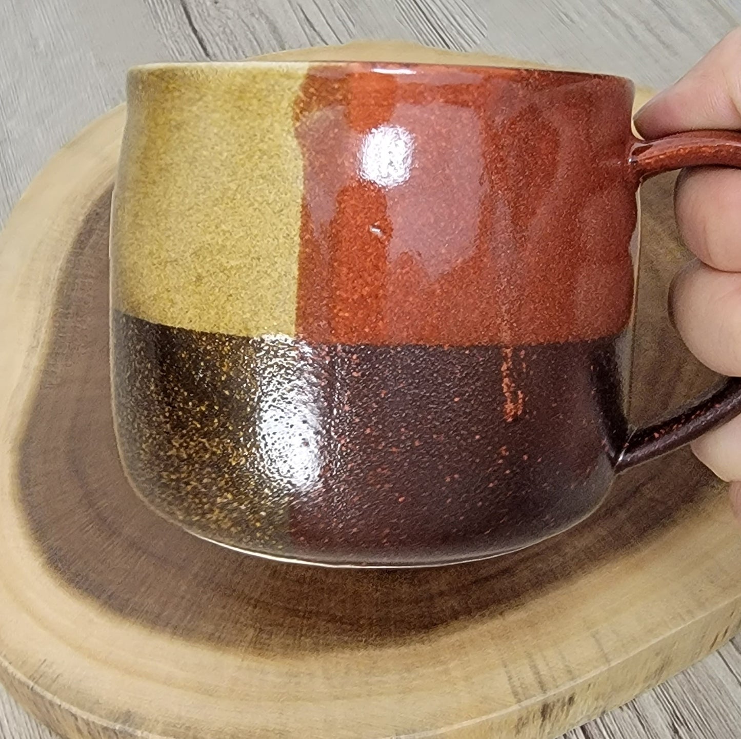 【AITO美濃燒 復古拼格杯】
