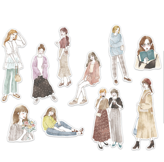 【Mind Wave Amie Sticker - Trend Girl】