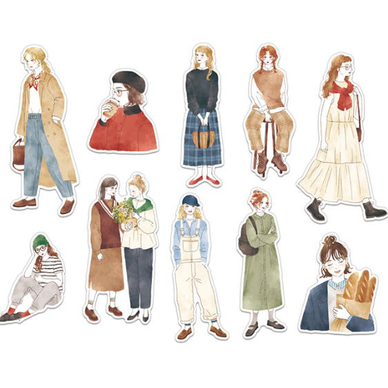【Mind Wave Amie Sticker - British Girl】