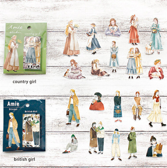 【Mind Wave Amie Sticker - British Girl】