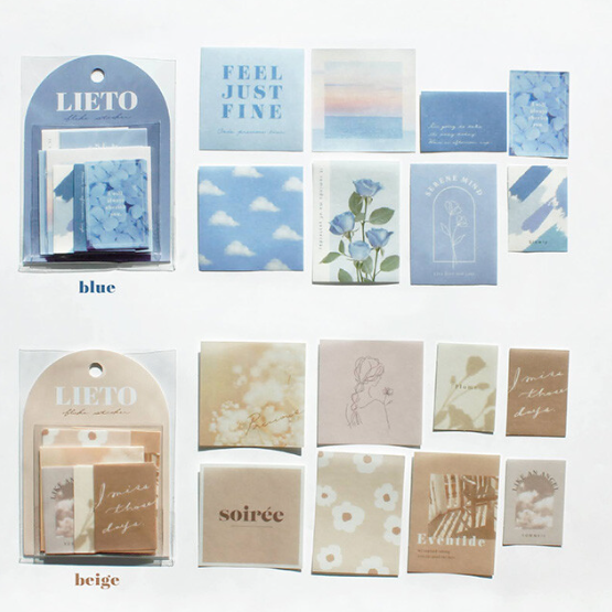 【Mind Wave "LIETO" ~ Flake Stickers】