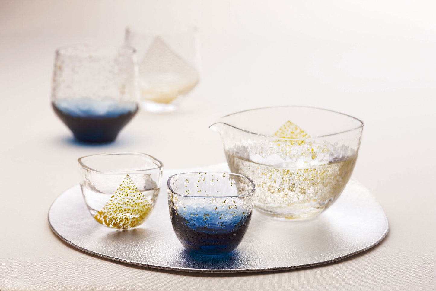 【江戶硝子 八千代窯星空杯】