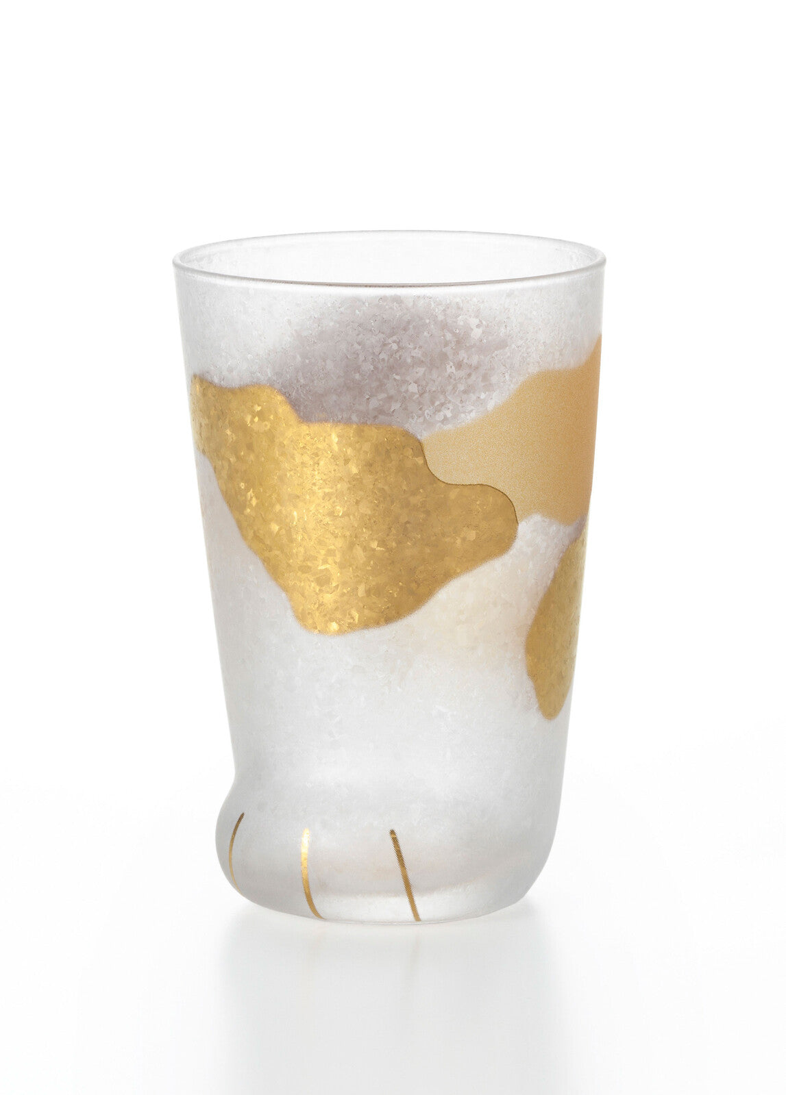 【ISHIZUKA GLASS石塚硝子︱Aderia coconeco 霧面金色貓腳杯】