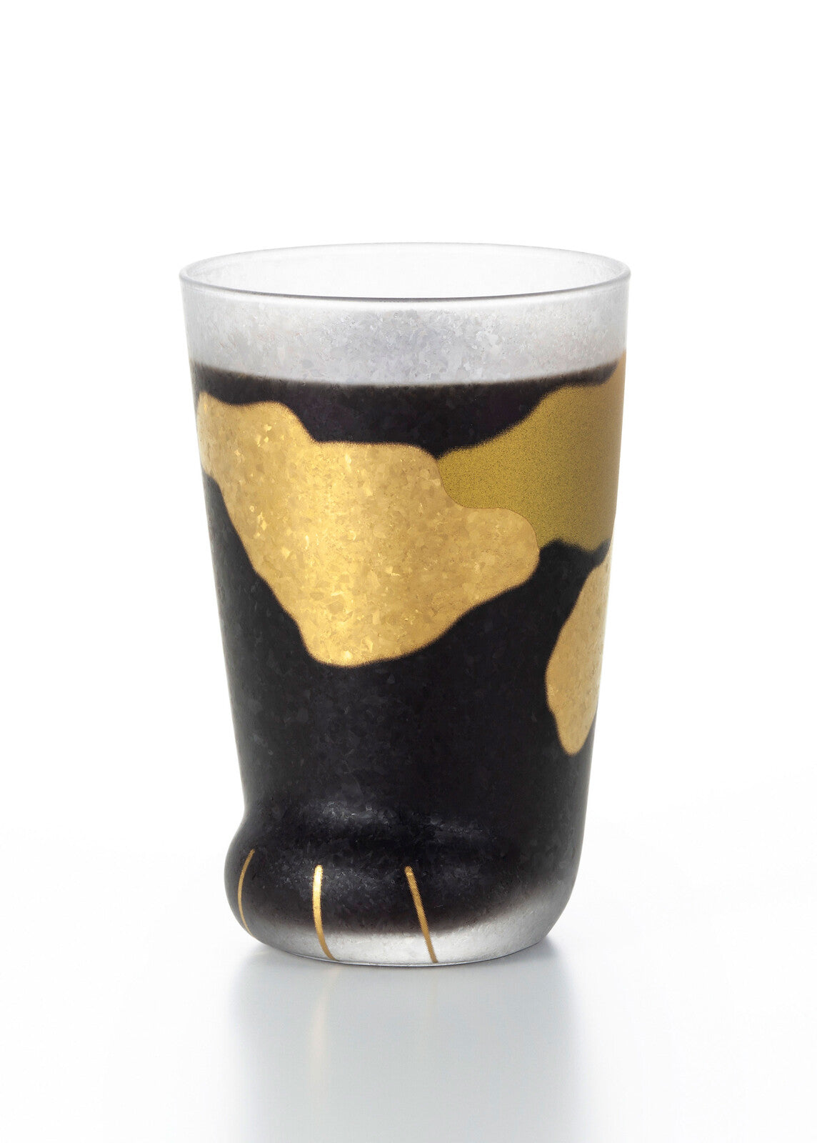 【ISHIZUKA GLASS石塚硝子︱Aderia coconeco 霧面金色貓腳杯】