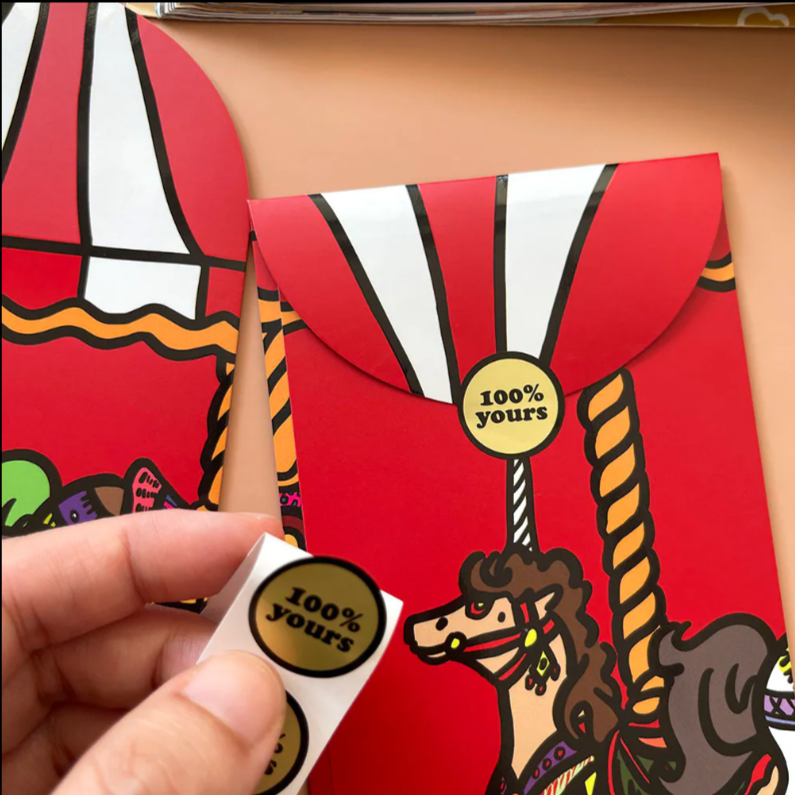 【旋轉木馬】利是封 (3個入)