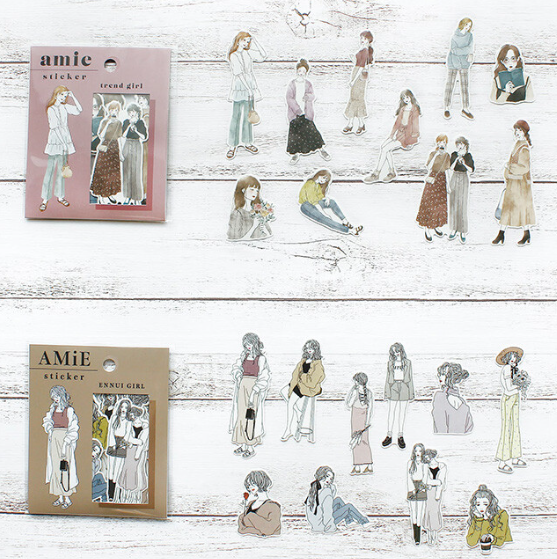 【Mind Wave Amie Sticker - Trend Girl】