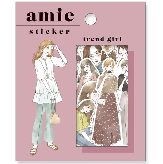 【Mind Wave Amie Sticker - Trend Girl】