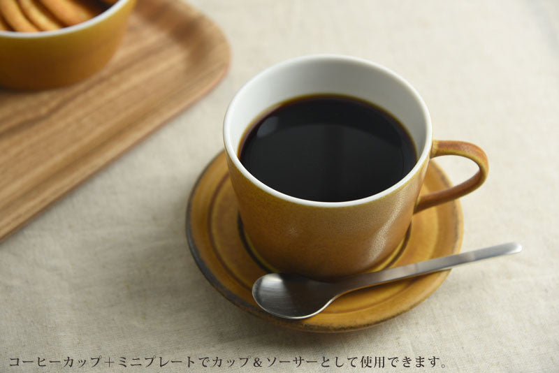 【Miyama Bico 日式深山美濃燒咖啡杯碟】
