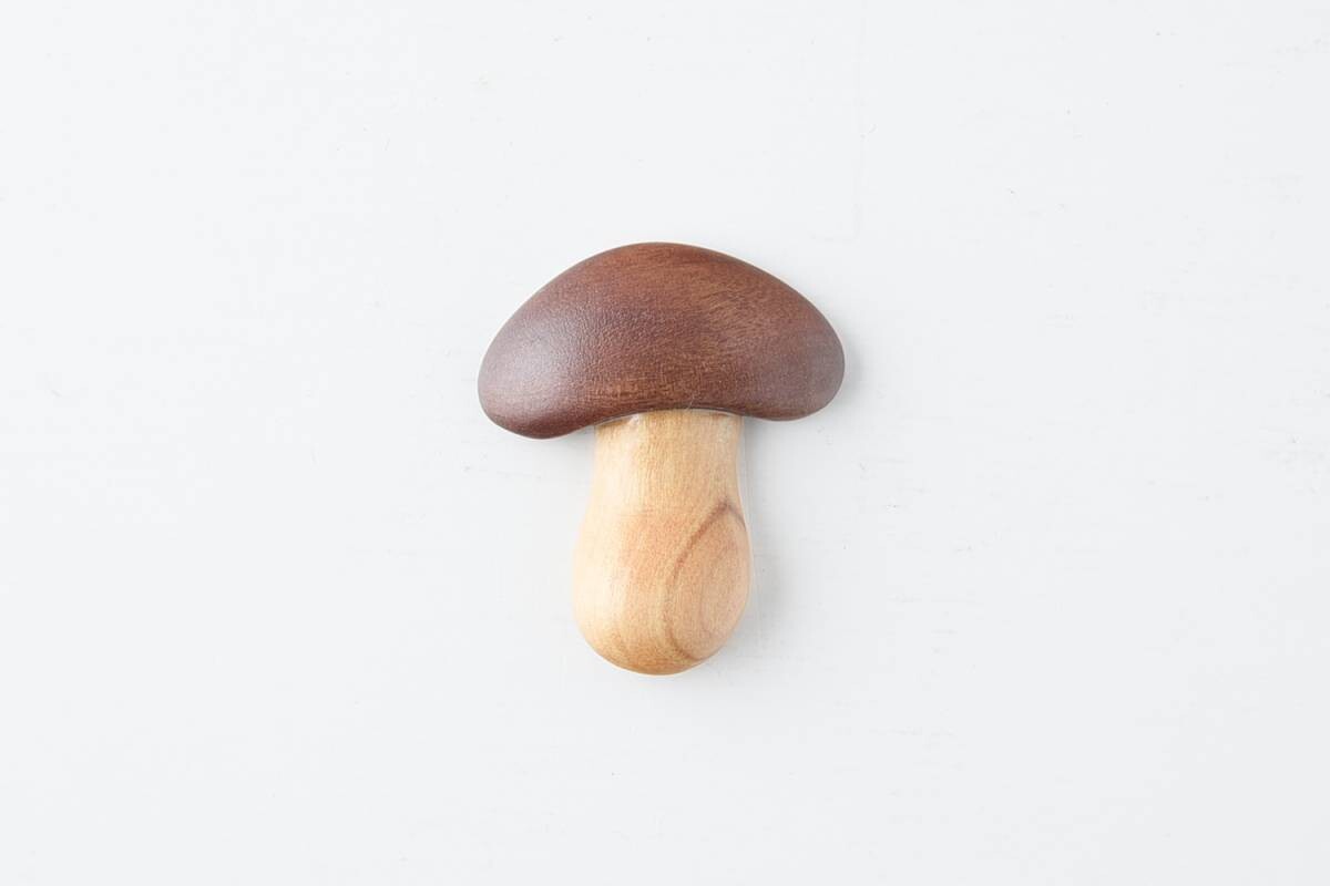 【森林系木製蘑菇筷子托】（2色入）
